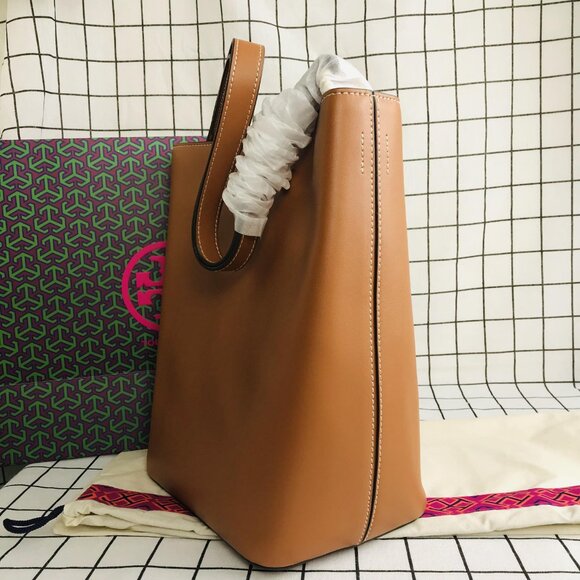 Nwt Tory Burch aged cameo miller hobo authentic - Picture 6 of 10